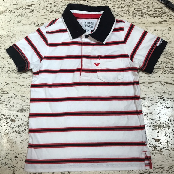 kids armani tops